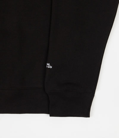 The National Skateboard Co Smile Logo Crewneck Sweatshirt - Black