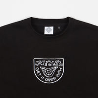 The National Skateboard Co Smile Logo Crewneck Sweatshirt - Black thumbnail