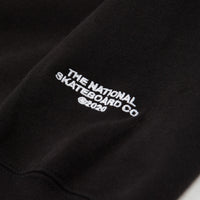 The National Skateboard Co Smile Logo Crewneck Sweatshirt - Black thumbnail