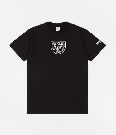 The National Skateboard Co Smile T-Shirt - Black