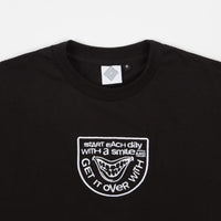 The National Skateboard Co Smile T-Shirt - Black thumbnail