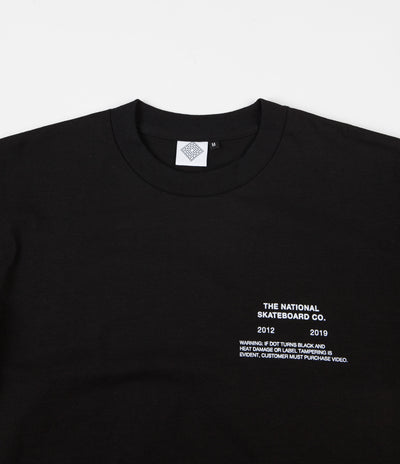 The National Skateboard Co Tapes T-Shirt - Black