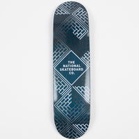 The National Skateboard Company Classic (High Concave) Deck  - Black Wash Blue Stain - 8.175" thumbnail