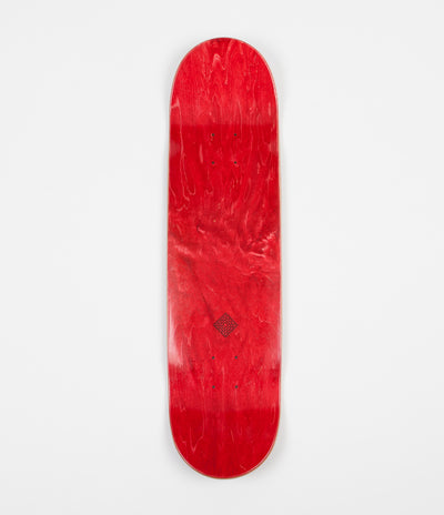 The National Skateboard Company Classic (High Concave) Deck - Black Wash Red Stain - 8.25"