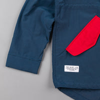The Quiet Life Bauhaus Fishtail Jacket - Navy thumbnail