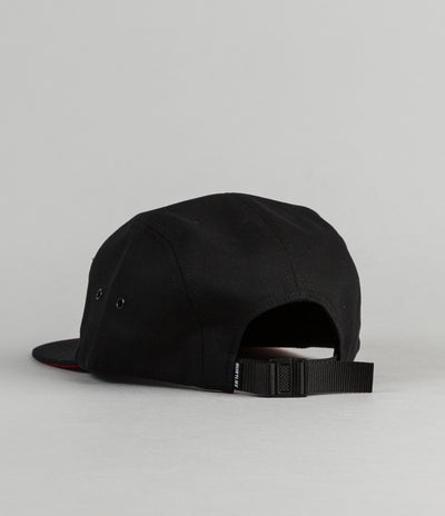 The Quiet Life Bauhaus Skull 5 Panel Cap - Black