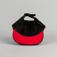 The Quiet Life Bauhaus Skull 5 Panel Cap - Black thumbnail
