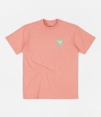 The Quiet Life Block Logo T-Shirt  - Coral