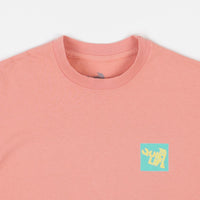 The Quiet Life Block Logo T-Shirt  - Coral thumbnail