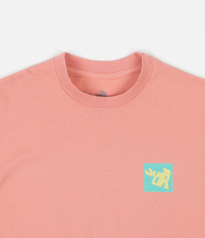 The Quiet Life Block Logo T-Shirt  - Coral