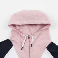 The Quiet Life Boardwalk Windy Pullover Jacket - White / Navy / Pink thumbnail
