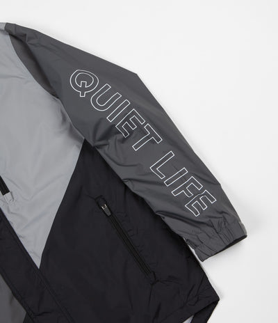 The Quiet Life Boundary Windbreaker Jacket - Black / Grey