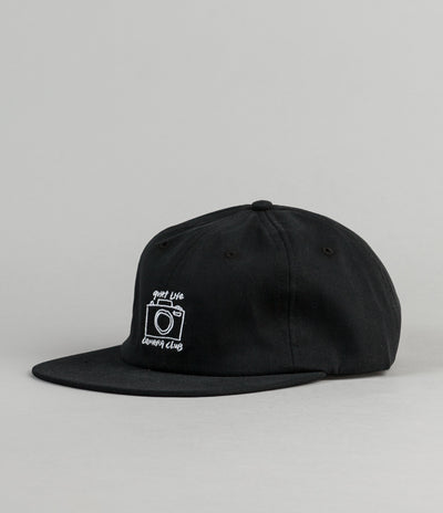 The Quiet Life Camera Club Polo Cap - Black