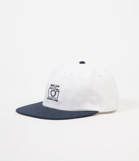 The Quiet Life Camera Club Polo Cap - White / Navy