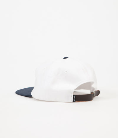 The Quiet Life Camera Club Polo Cap - White / Navy