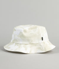 The Quiet Life Camo Bucket Hat - White Camo