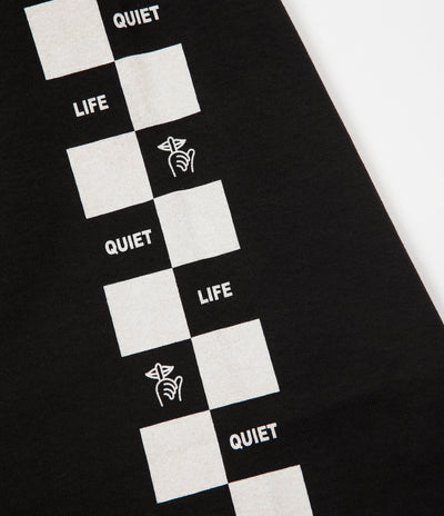 The Quiet Life Checker T-Shirt - Black