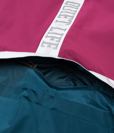 The Quiet Life City Limits Pullover Jacket - Magenta / Teal