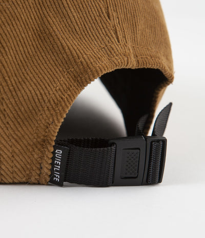 The Quiet Life Cord 5 Panel Camper Cap - Tan