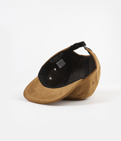 The Quiet Life Cord 5 Panel Camper Cap - Tan