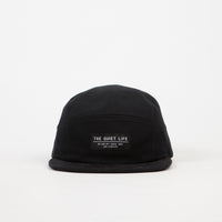 The Quiet Life Cord Combo 5 Panel Cap - Black thumbnail