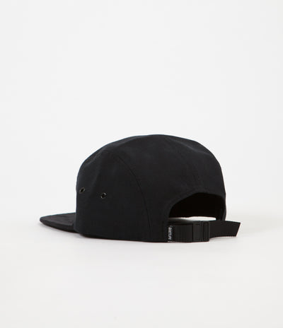 The Quiet Life Cord Combo 5 Panel Cap - Black