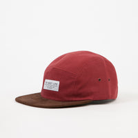 The Quiet Life Cord Combo 5 Panel Cap - Red / Chocolate thumbnail