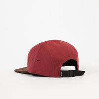 The Quiet Life Cord Combo 5 Panel Cap - Red / Chocolate thumbnail