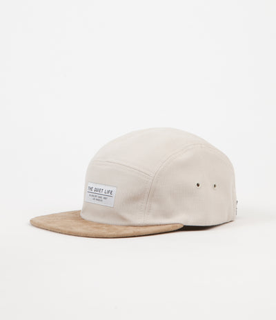 The Quiet Life Cord Combo 5 Panel Cap - Stone