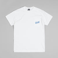 The Quiet Life Cursive Pocket T-Shirt in White thumbnail