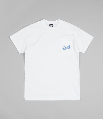 The Quiet Life Cursive Pocket T-Shirt in White