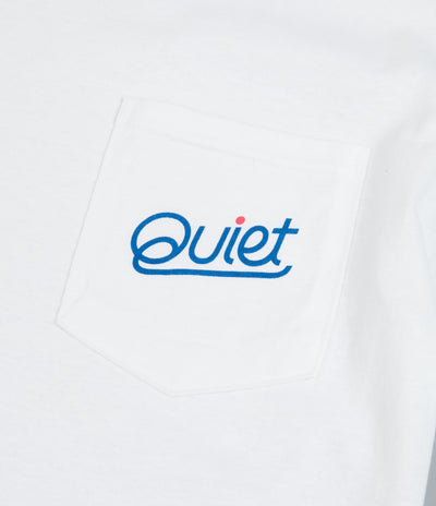The Quiet Life Cursive Pocket T-Shirt in White