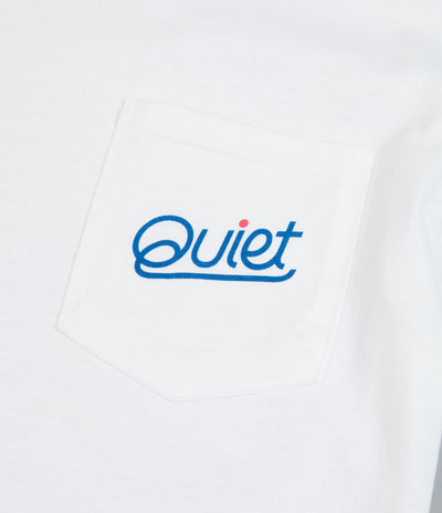 The Quiet Life Cursive Pocket T-Shirt - White
