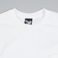 The Quiet Life Cursive Pocket T-Shirt in White thumbnail