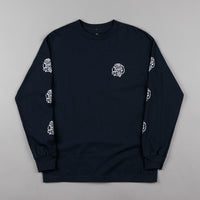 The Quiet Life Day Logo Premium Long Sleeve T-Shirt - Navy thumbnail