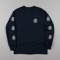 The Quiet Life Day Logo Premium Long Sleeve T-Shirt - Navy thumbnail