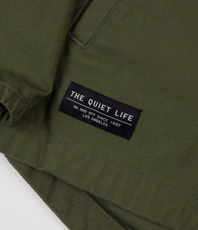 The Quiet Life Face Off Hooded Jacket - Army