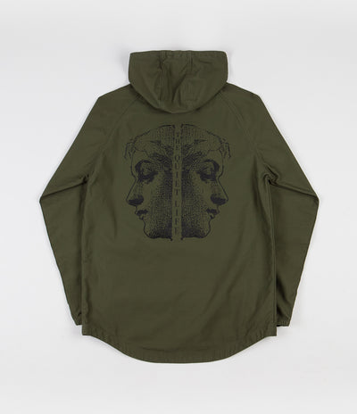 The Quiet Life Face Off Hooded Jacket - Army