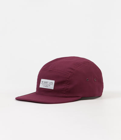 The Quiet Life Foundation 5 Panel Cap - Maroon