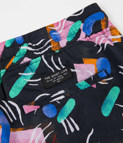 The Quiet Life Gibbler Beach Shorts - Black