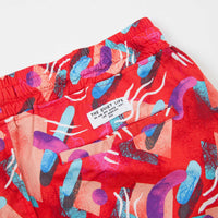The Quiet Life Gibbler Beach Shorts - Red thumbnail