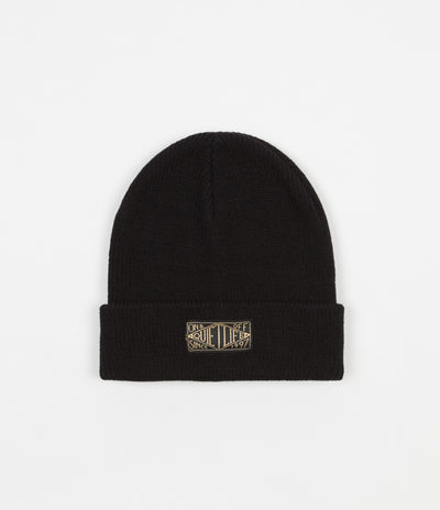 The Quiet Life Gold Label Beanie - Black
