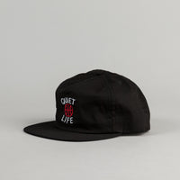 The Quiet Life Hoops Snapback Cap - Black thumbnail