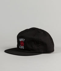 The Quiet Life Hoops Snapback Cap - Black