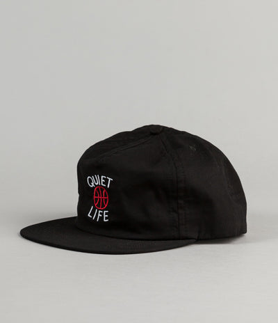 The Quiet Life Hoops Snapback Cap - Black