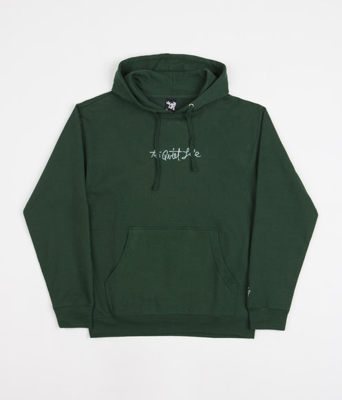 The Quiet Life Horizon Script Hoodie - Hunter Green
