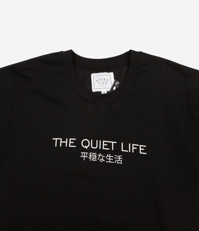 The Quiet Life Japan Crewneck Sweatshirt - Black