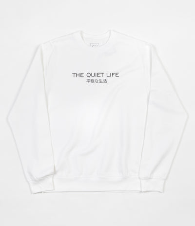 The Quiet Life Japan Crewneck Sweatshirt - White