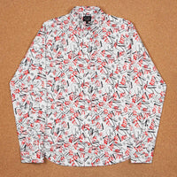 The Quiet Life Jarvis Long Sleeve Shirt - Red / White thumbnail