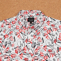 The Quiet Life Jarvis Long Sleeve Shirt - Red / White thumbnail
